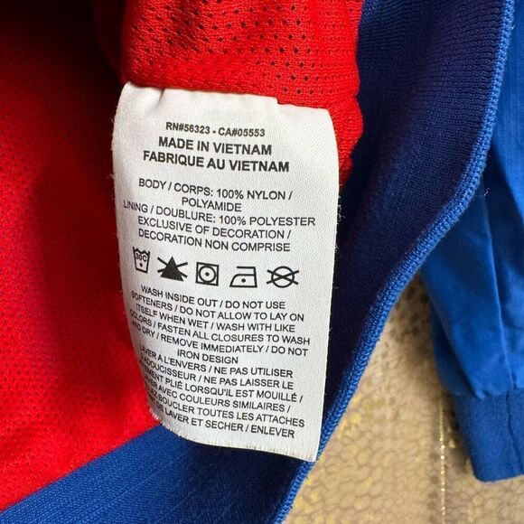 Nike Kids Windrunner Red White Blue Hooded Zip Jacket Small - Picture 4 of 11
